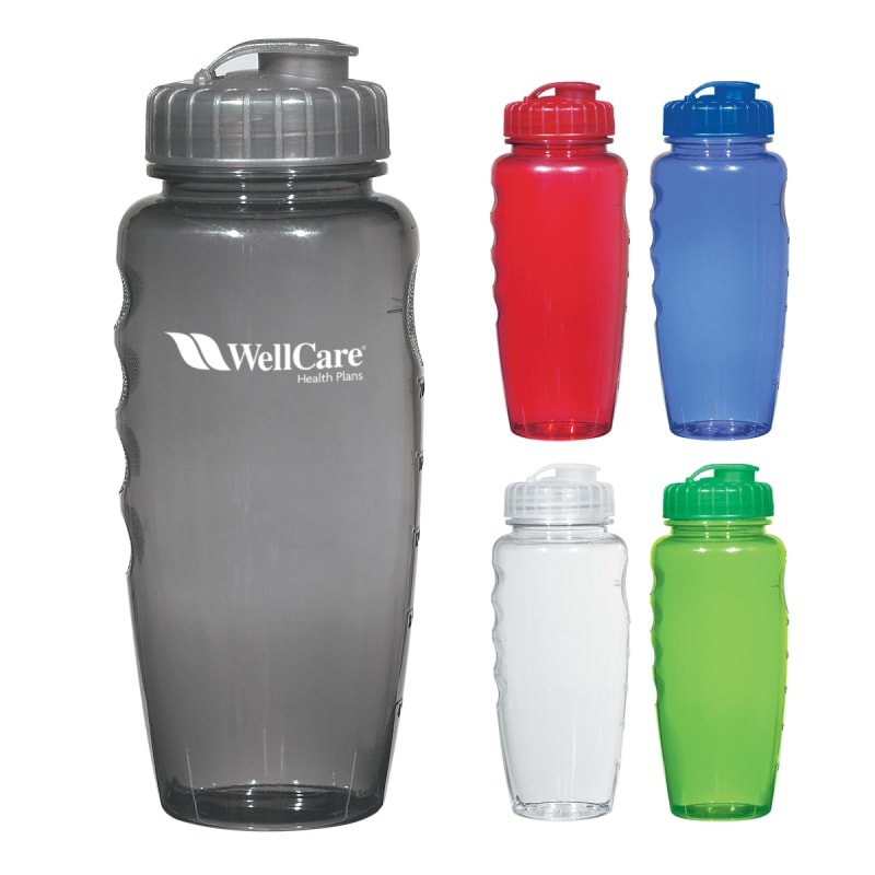 30 Oz. Poly-Clear&trade; Gripper Bottle