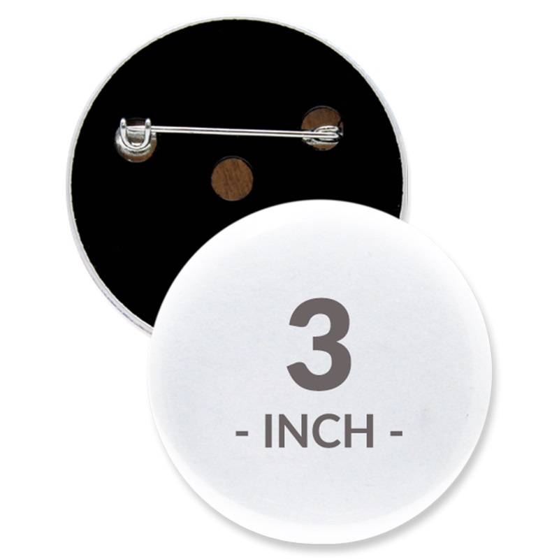 Blank Button Pins Blank Face Buttons white or Black, FREE SHIPPING