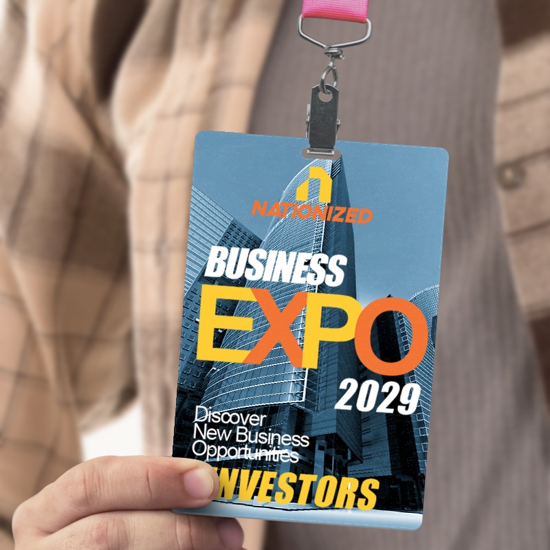 Full Color Printed PVC Cards - 4 X 6 Inch