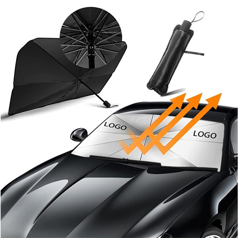  Car Windshield Sun Shade Umbrella - Foldable Car