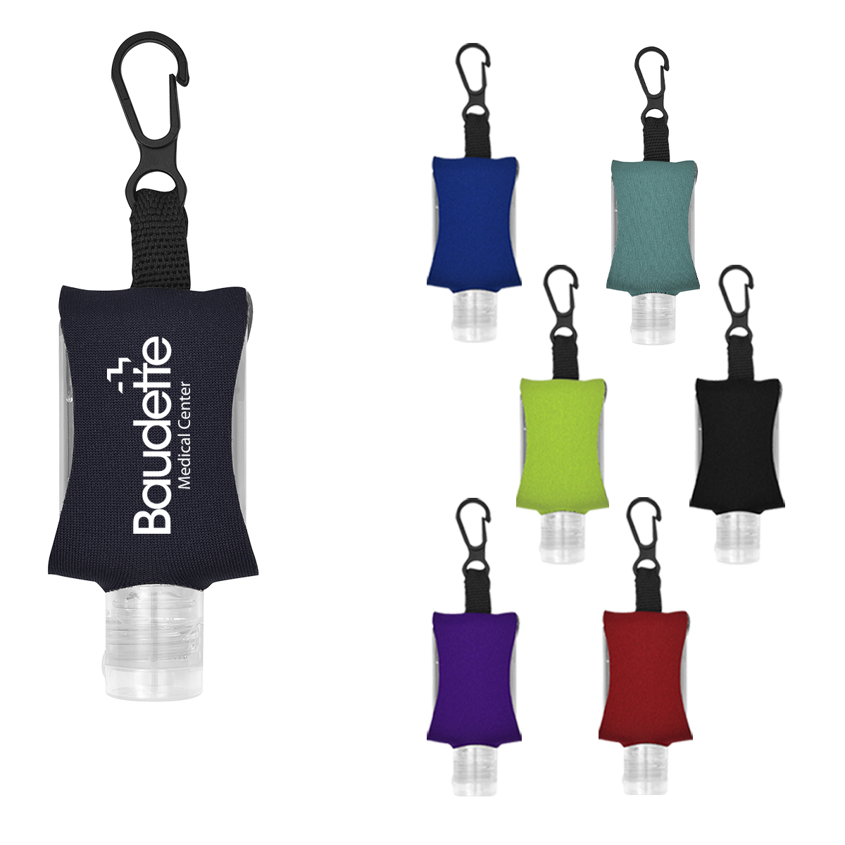 .5 Oz. Hand Sanitizer With EVA Case And Clip