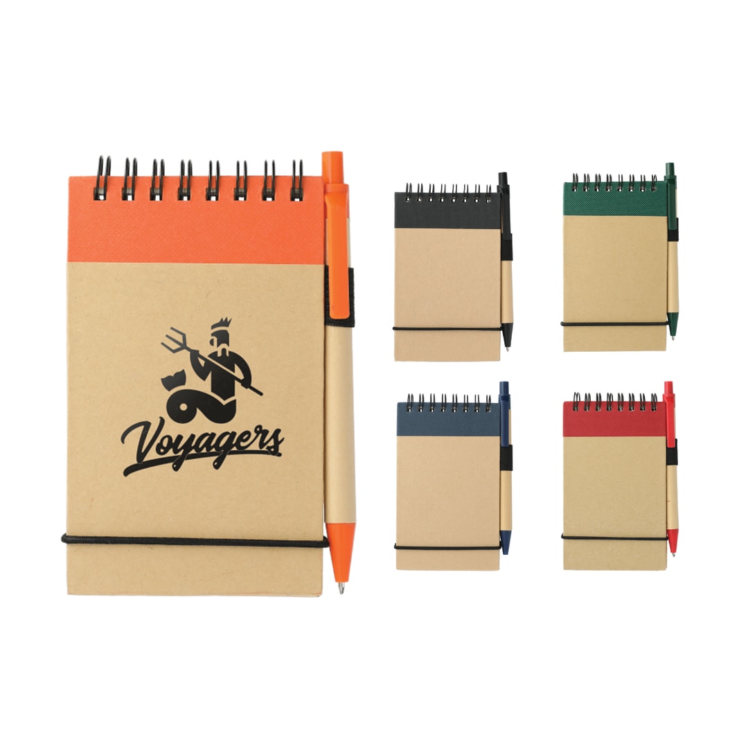5" X 4" FSC® Mix Recycled Jotter With Pen