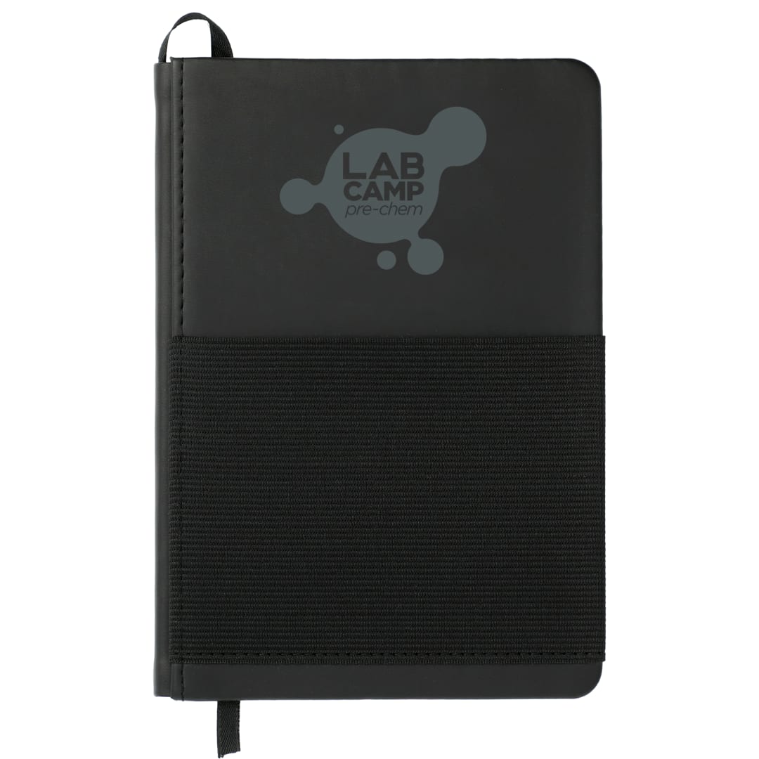 5" X 7" FSC® Mix Elastic Phone Pocket Notebook