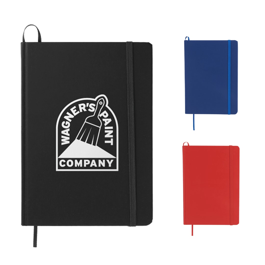 5" X 7" FSC® Mix Snap Elastic Closure Notebook