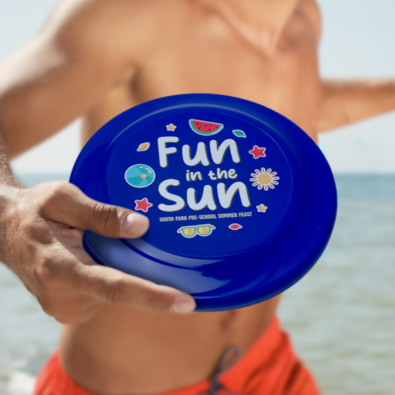 6 Mini Flying Discs Toys Novelty 24HourWristbands.Com