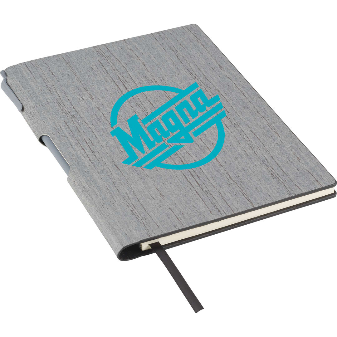 6" X 8.5" FSC® Mix Bari Notebook With Pen
