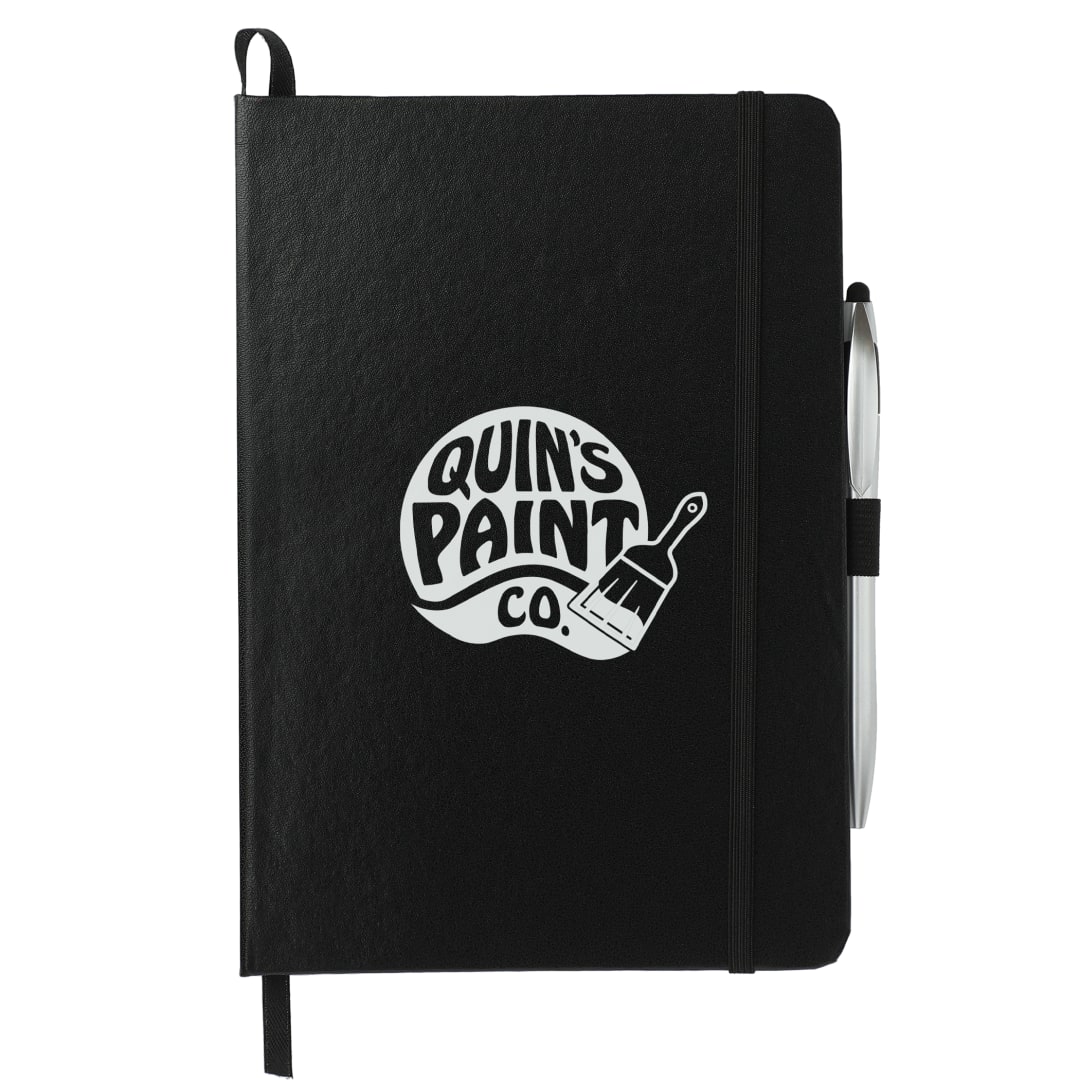 6" X 8.5" FSC® Mix Crown Journal With Pen-Stylus