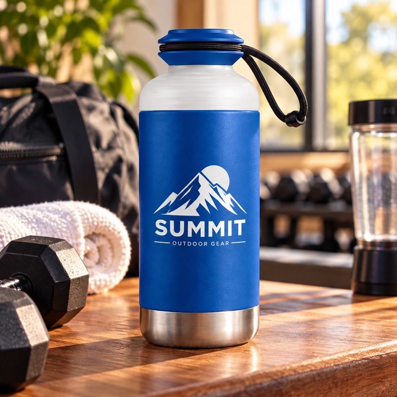 16.9oz Contour Vacuum Bottle With Duo Lid