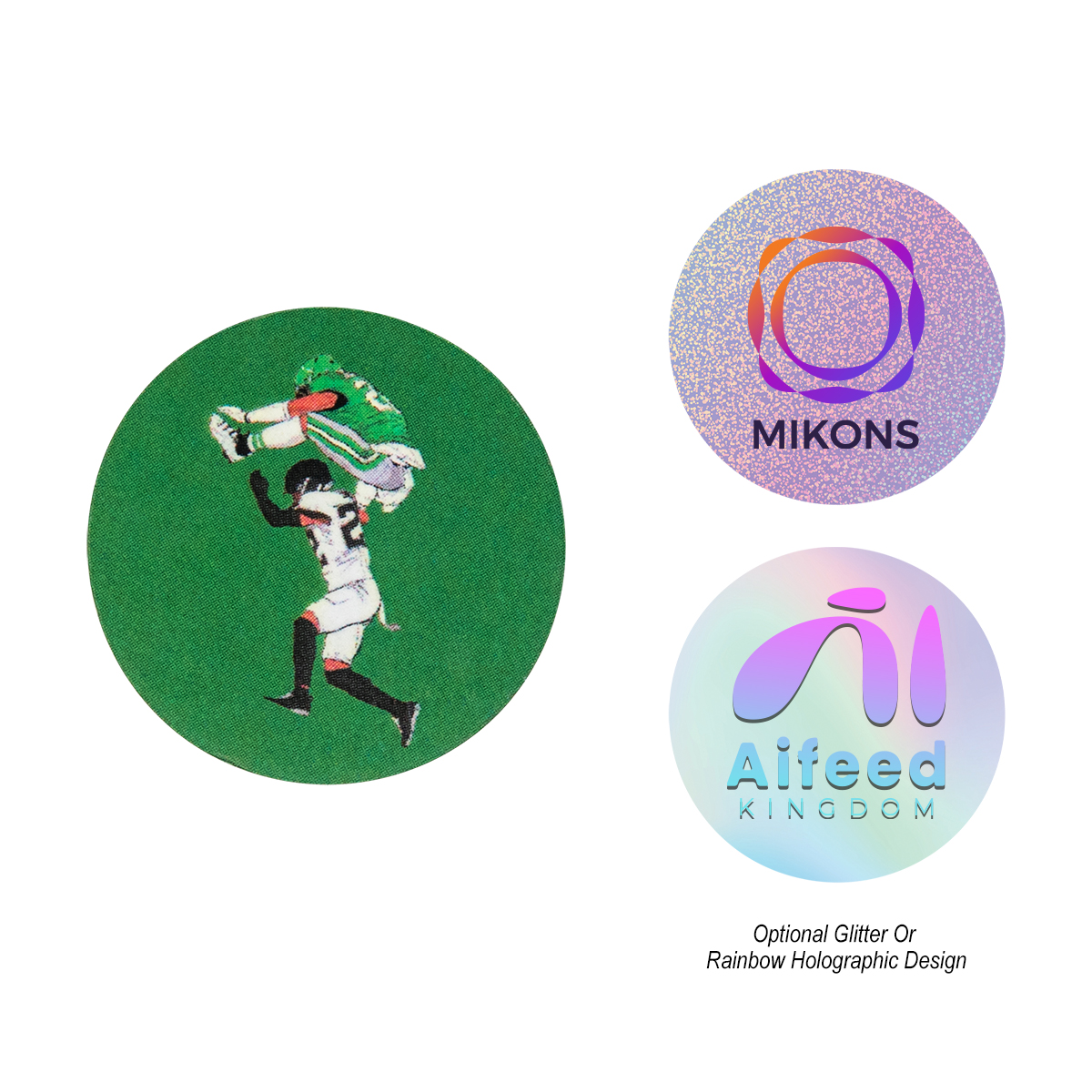 Acrylic Golf Ball Marker - Circle