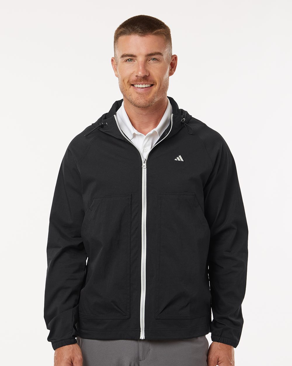 Adidas Men's Go-To Utility Durable Water-Repellent Full-Zip Jacket - A2007