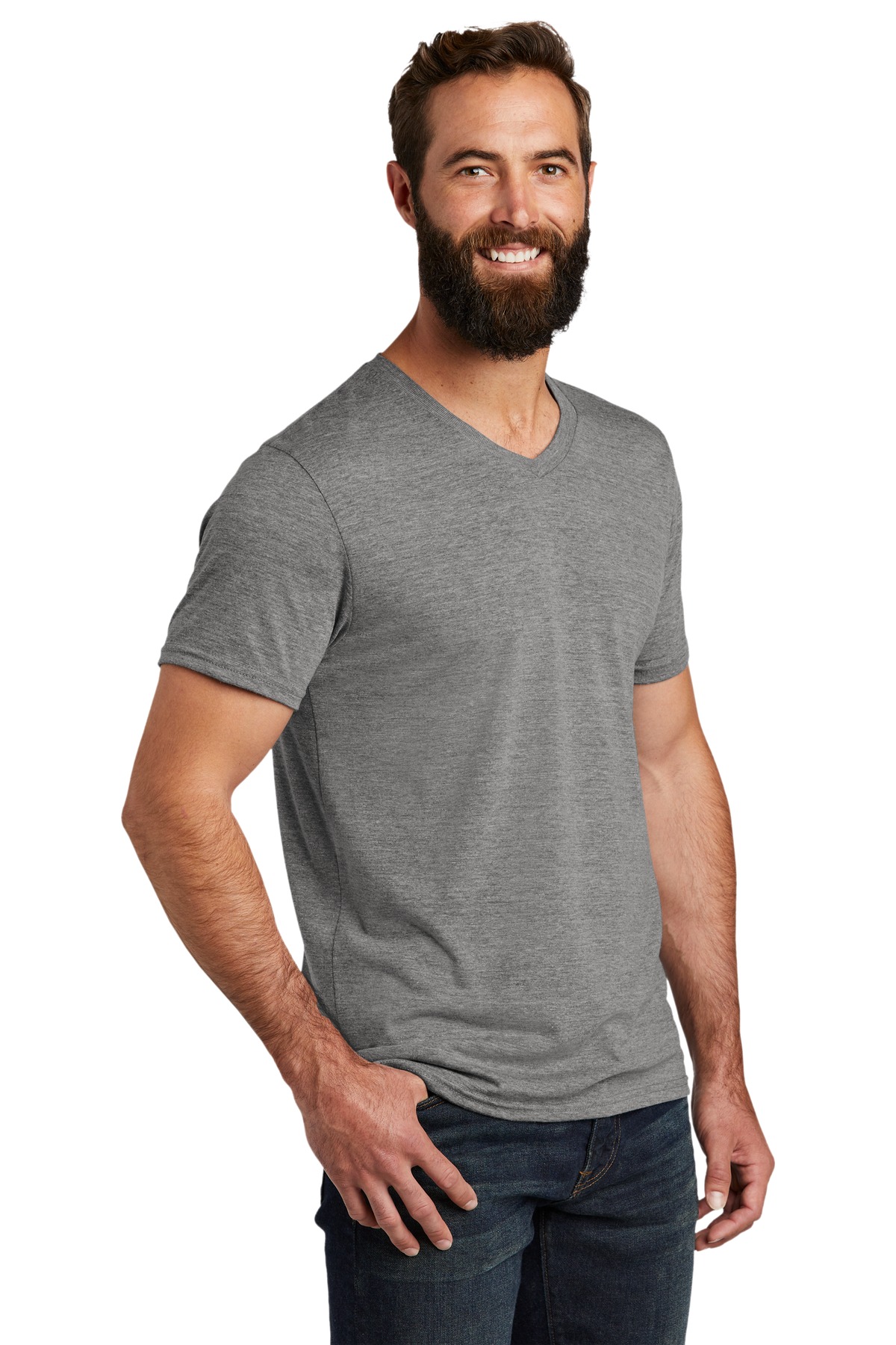 AllMade Unisex Tri-Blend V-Neck Tee