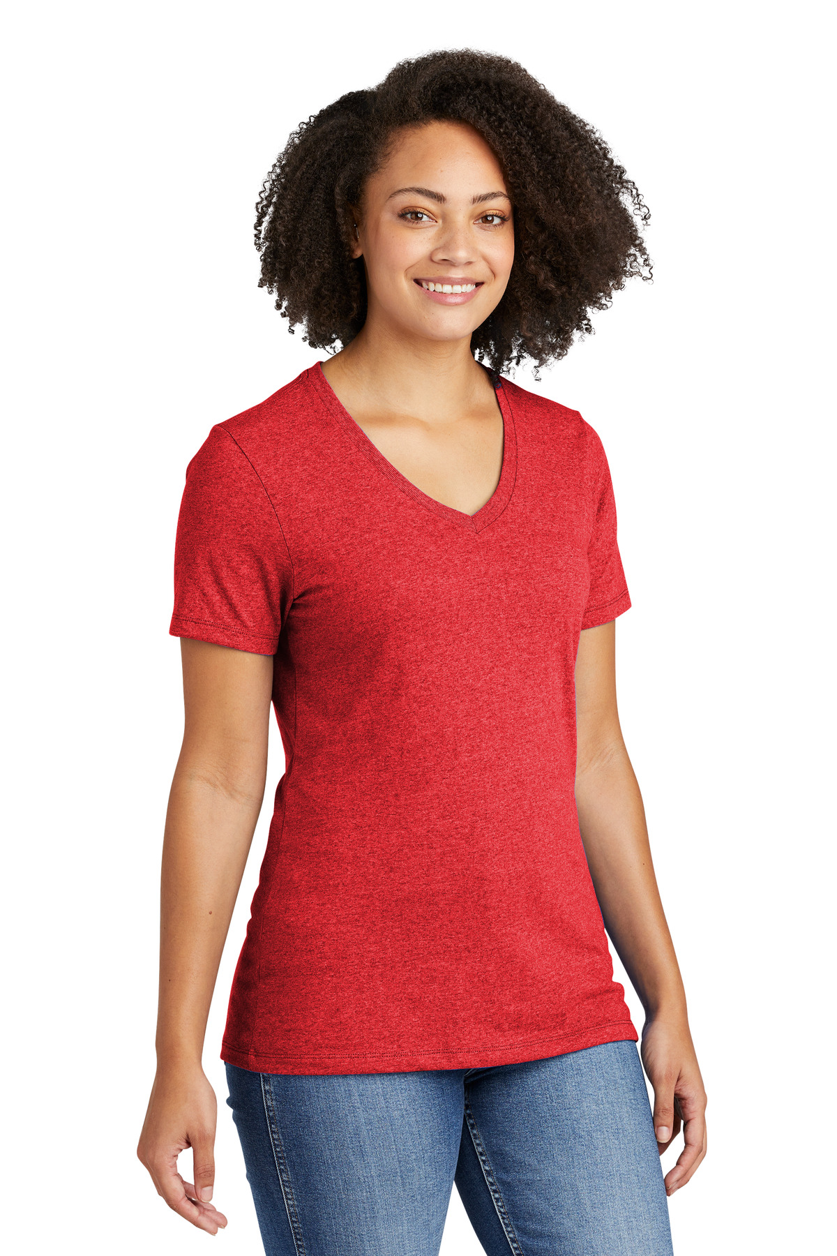 AllMade Women's Recycled Blend V-Neck Tee