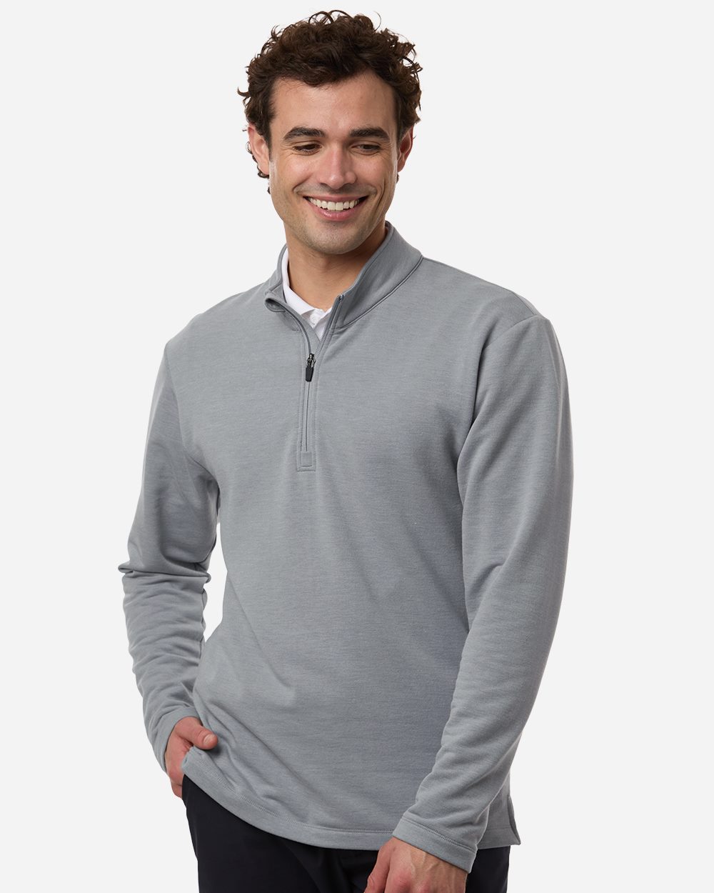 AllPro Men's Stretch Quarter-Zip Fleece Pullover - STF870