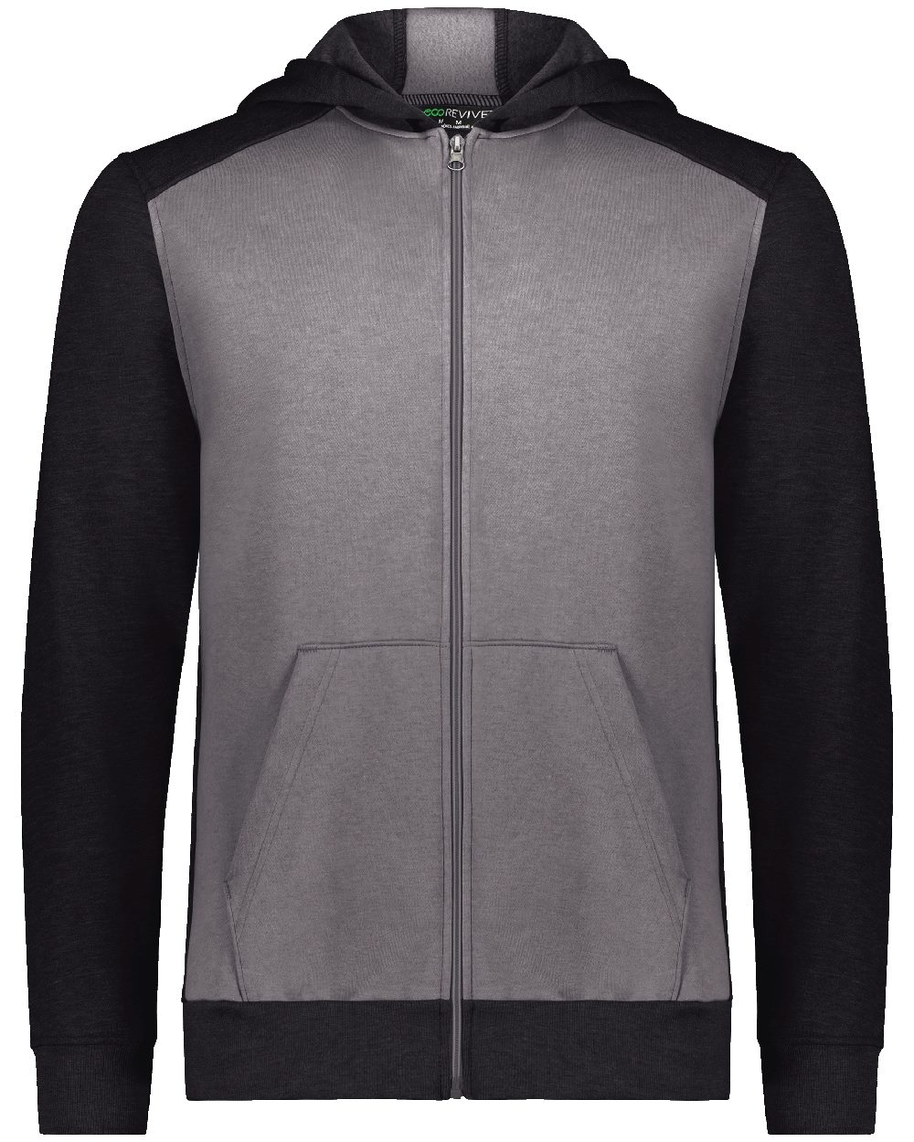 Augusta Sportswear Youth Eco Revive&trade; Three-Season Triblend Fleece Full-Zip Hooded Sweatshirt - 6900