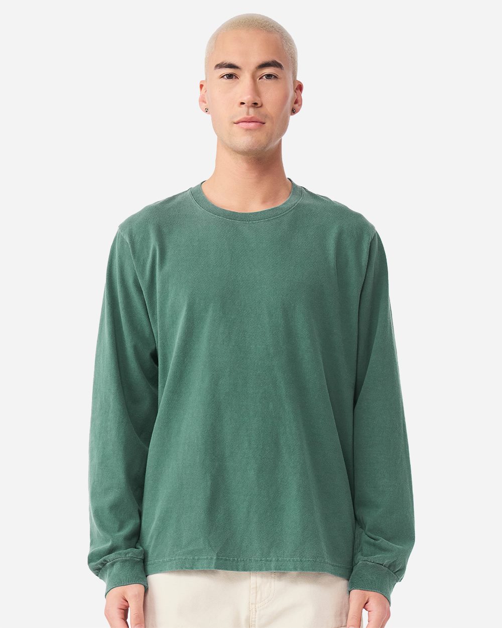 BELLA + CANVAS Unisex Heavyweight Garment-Dyed Long Sleeve Tee - 4851GD