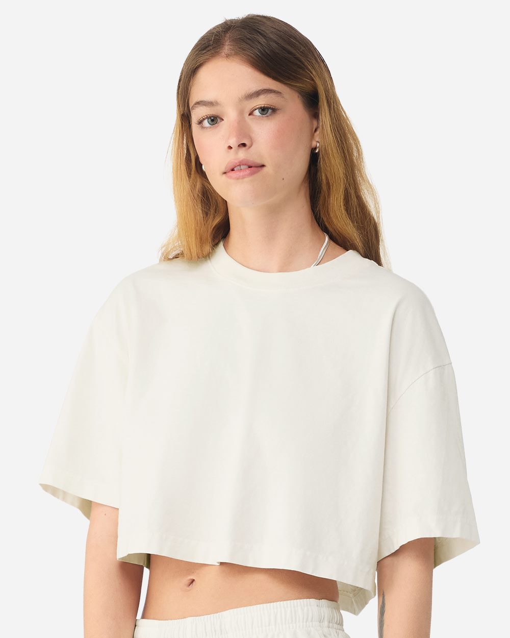 BELLA + CANVAS Women's Garment-Dyed Cropped Tee - 6882GD