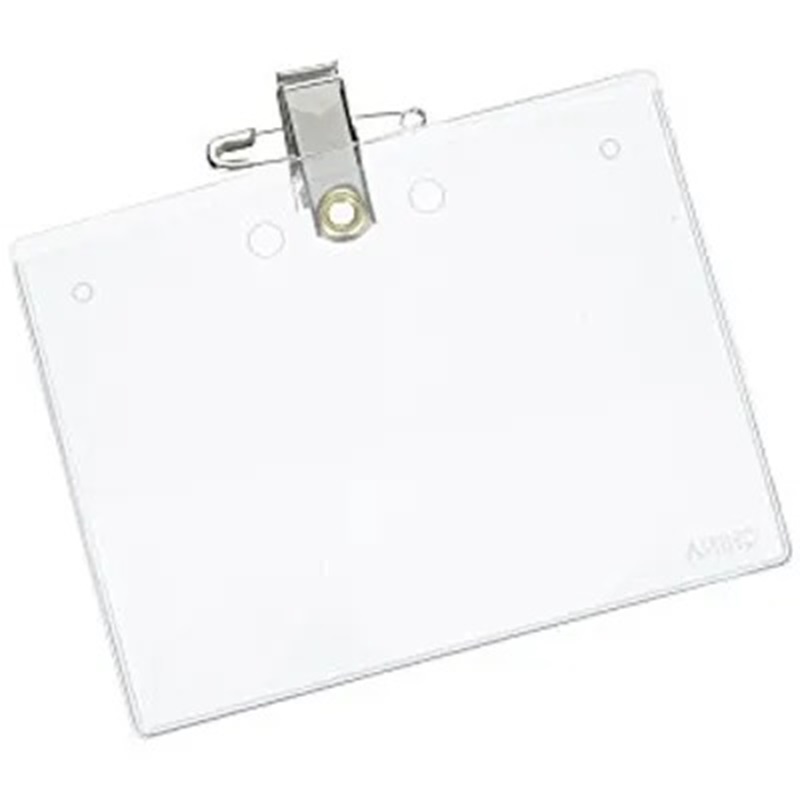 Badge Holder With Pin And Clip
