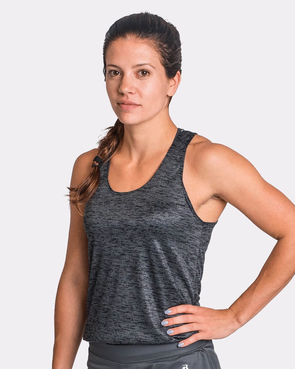 Badger Women's Tonal Blend Racerback Tank Top - 4161