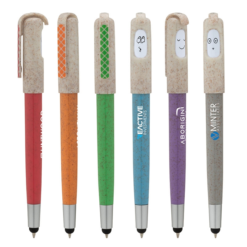Basics Plastik Charlie Plunge-Action Ballpoint / Stylus / Mood Pen
