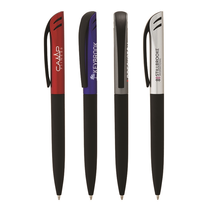 Basics Plastik Manchester Twist-Action Ballpoint Pen