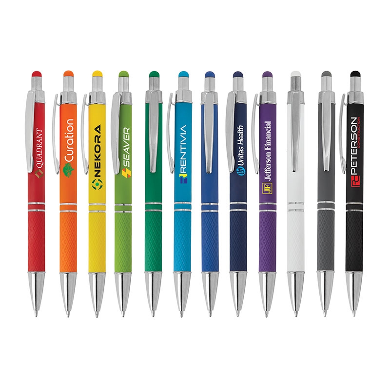 Basics Plastik Palette Soft Touch Ballpoint Pen / Stylus