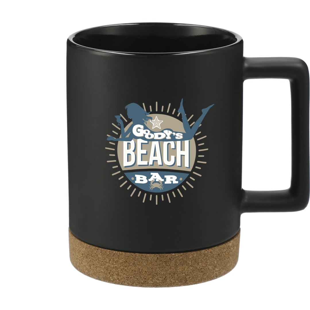Bates 15oz Ceramic Mug W/ Cork Base