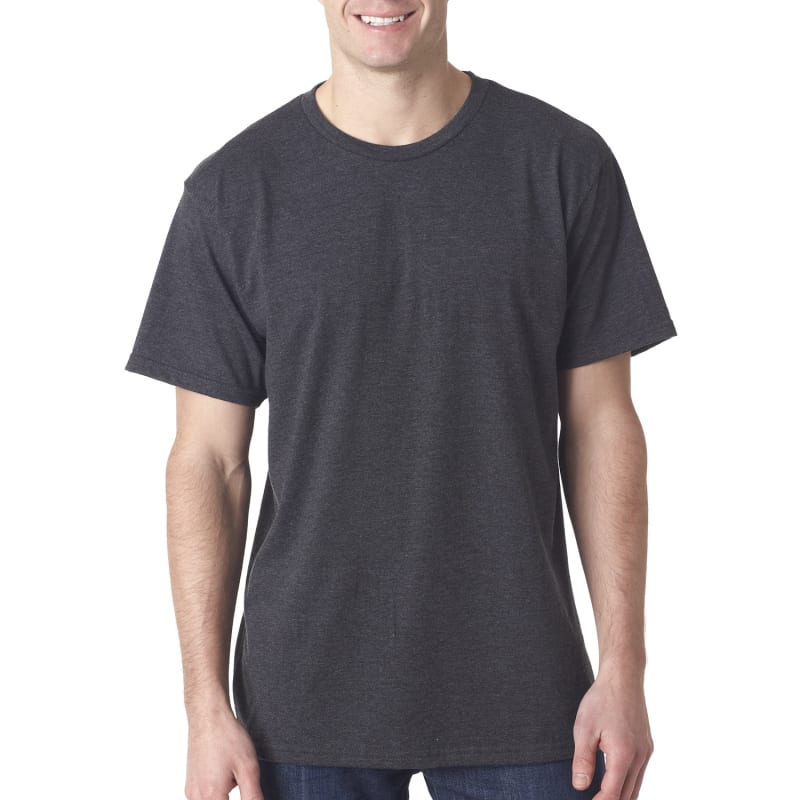 Bayside Adult Adult Heather Ring-Spun Jersey Tee