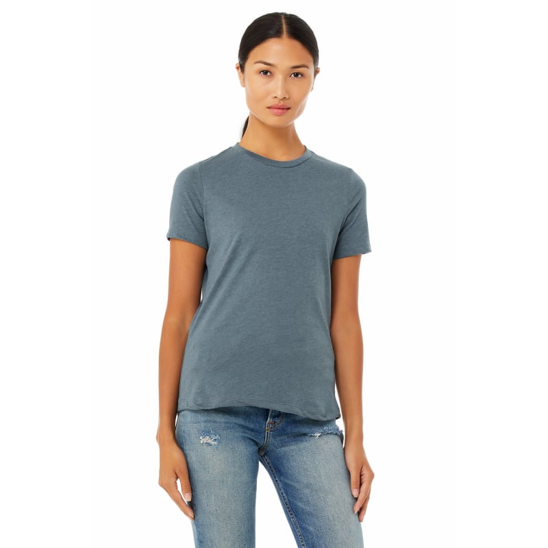 Bella + Canvas Ladies' Relaxed Heather CVC Short-Sleeve T-Shirt