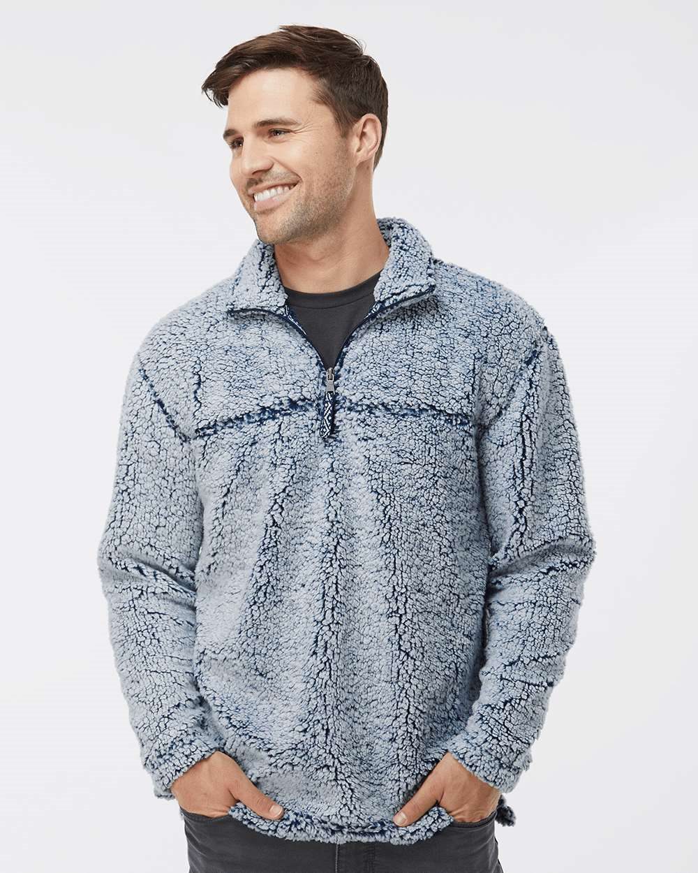 Boxercraft Unisex Sherpa Fleece Quarter-Zip Pullover - Q10