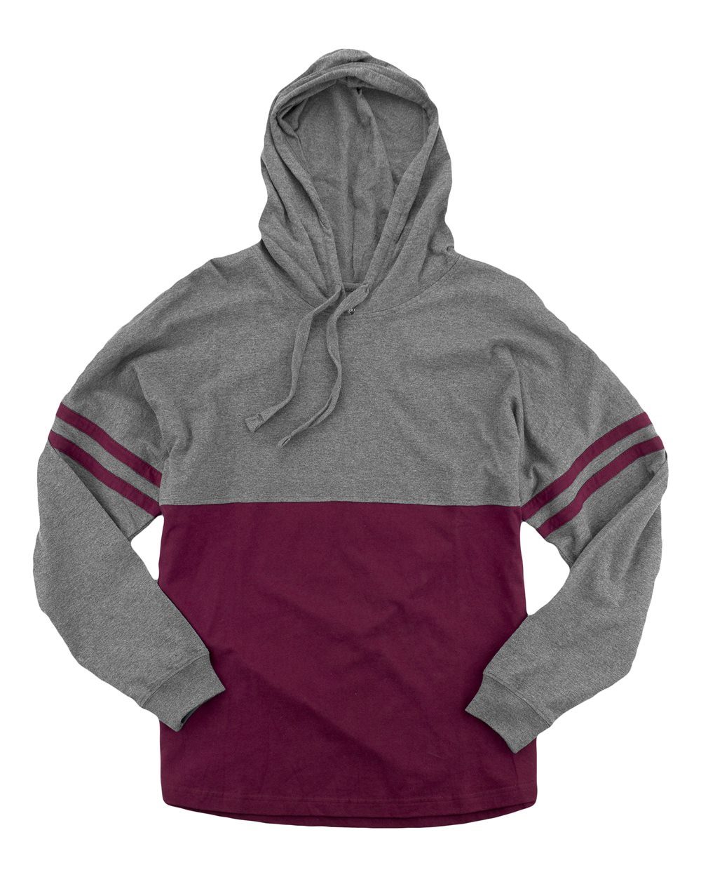 Boxercraft Women's Hooded Pom Pom Jersey T-Shirt - T18