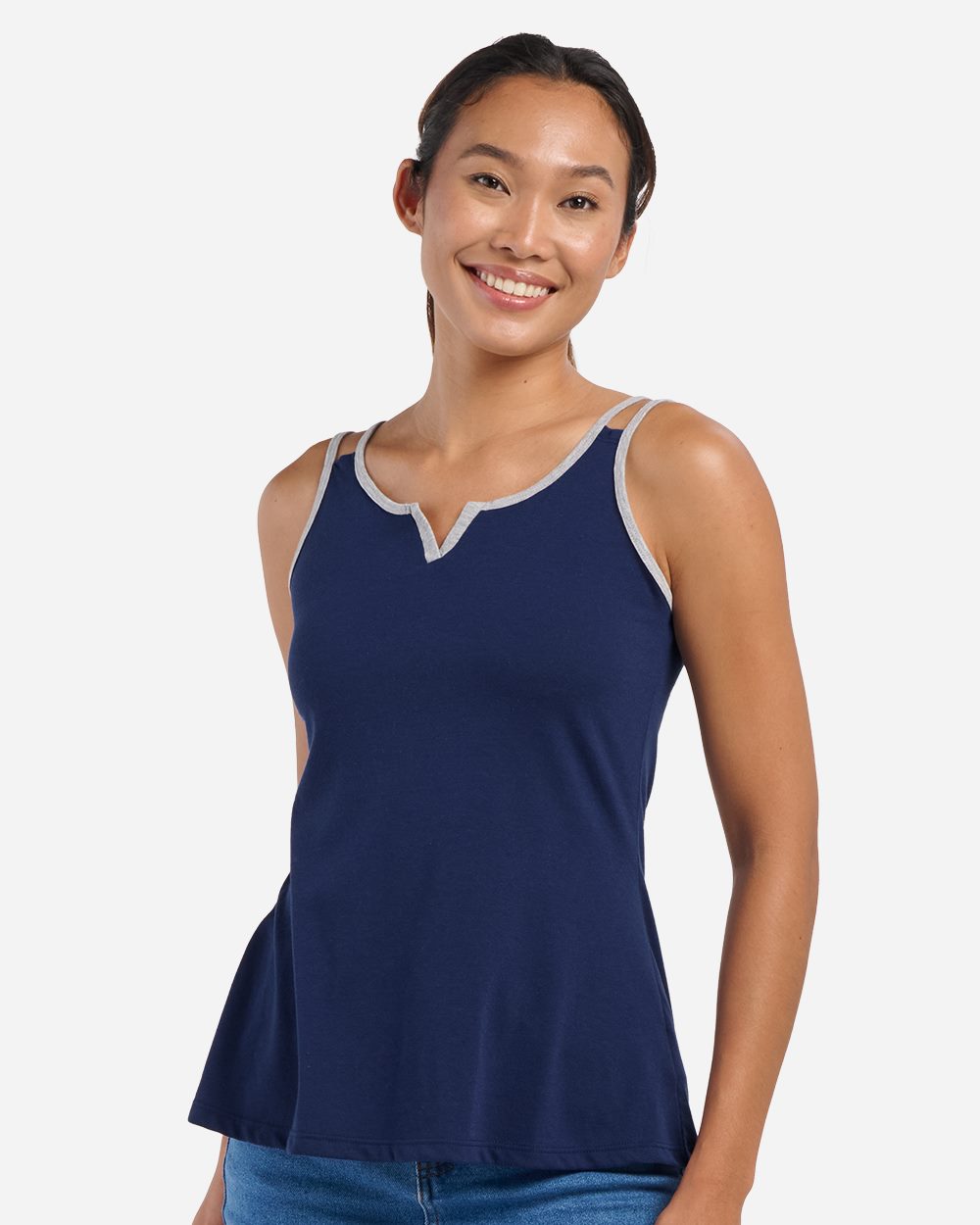 Boxercraft Women's Split Shoulder Tank Top - BW2506