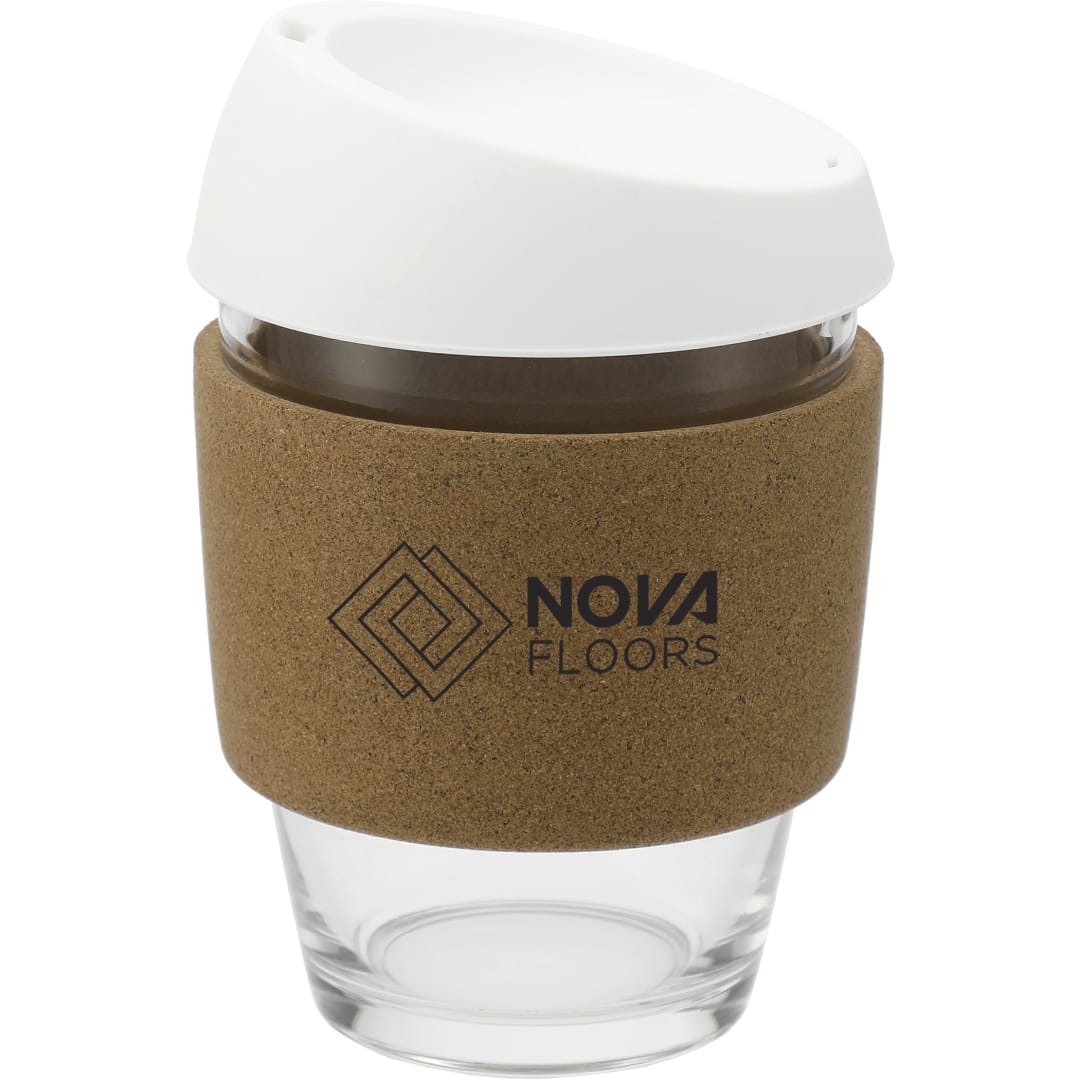 Brooklyn Glass Cup With Cork Band 12oz