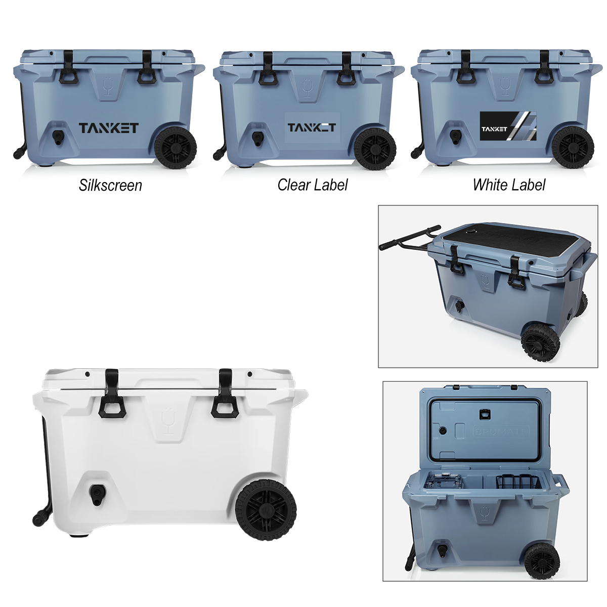Brumate 55 Qt. Br&uuml;Mate Br&uuml;Tank Rolling Cooler