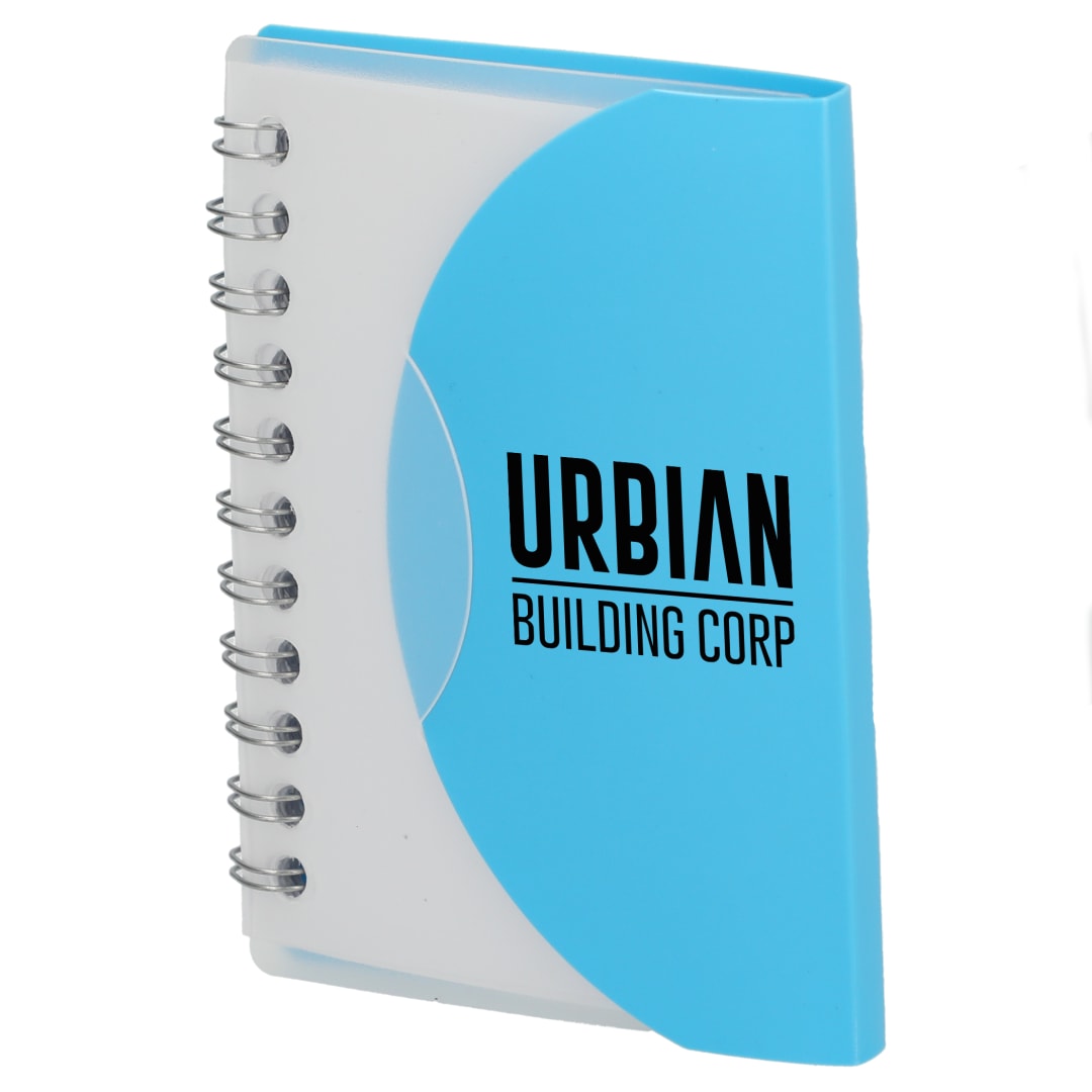 Bullet 3.4” X 4.5” FSC® Recycled Post Spiral Notebook