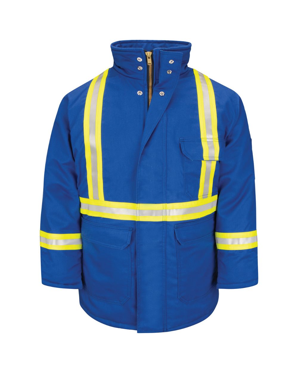 Bulwark Men's Deluxe Parka With Reflective Trim - EXCEL FR&reg; ComforTouch - JLPC