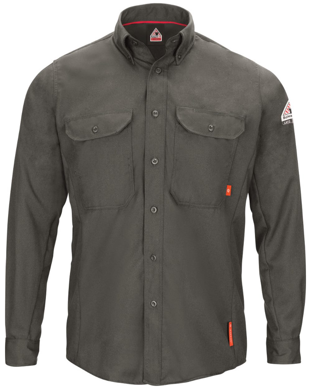Bulwark Men's IQ Series&reg; Long Sleeve Comfort Woven Lightweight Shirt - QS50