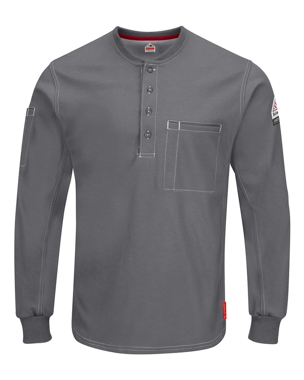 Bulwark Men's IQ Series&reg; Plus Long Sleeve Henley - QT40