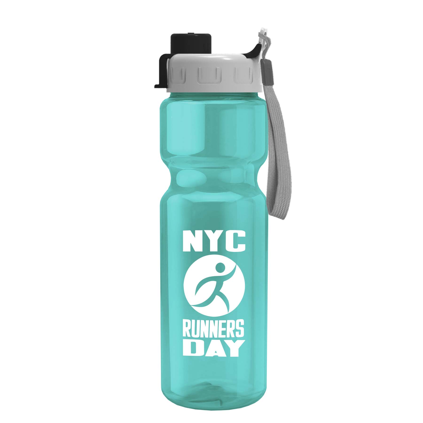 Champion - 28 Oz. Transparent Bottle With Quick Snap