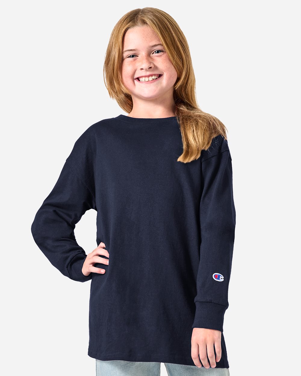 Champion Youth Long Sleeve T-Shirt - CH1751