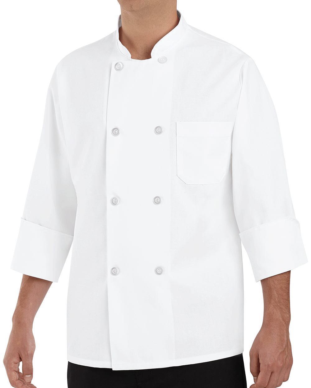 Chef Designs Eight Pearl Button Chef Coat - 0403