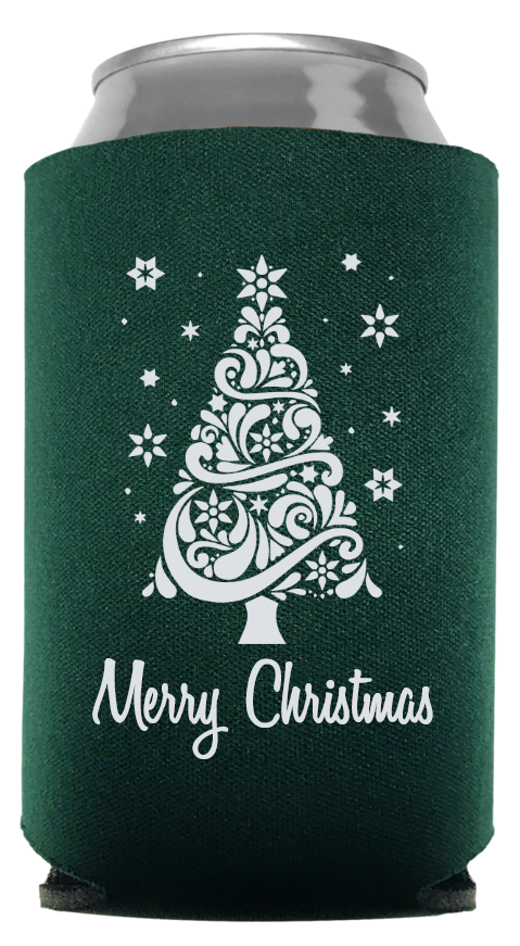 Christmas Day Full Color Foam Collapsible Coolies Style 98265