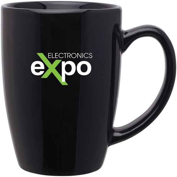 Contour Ceramic Mugs - 14 Oz.