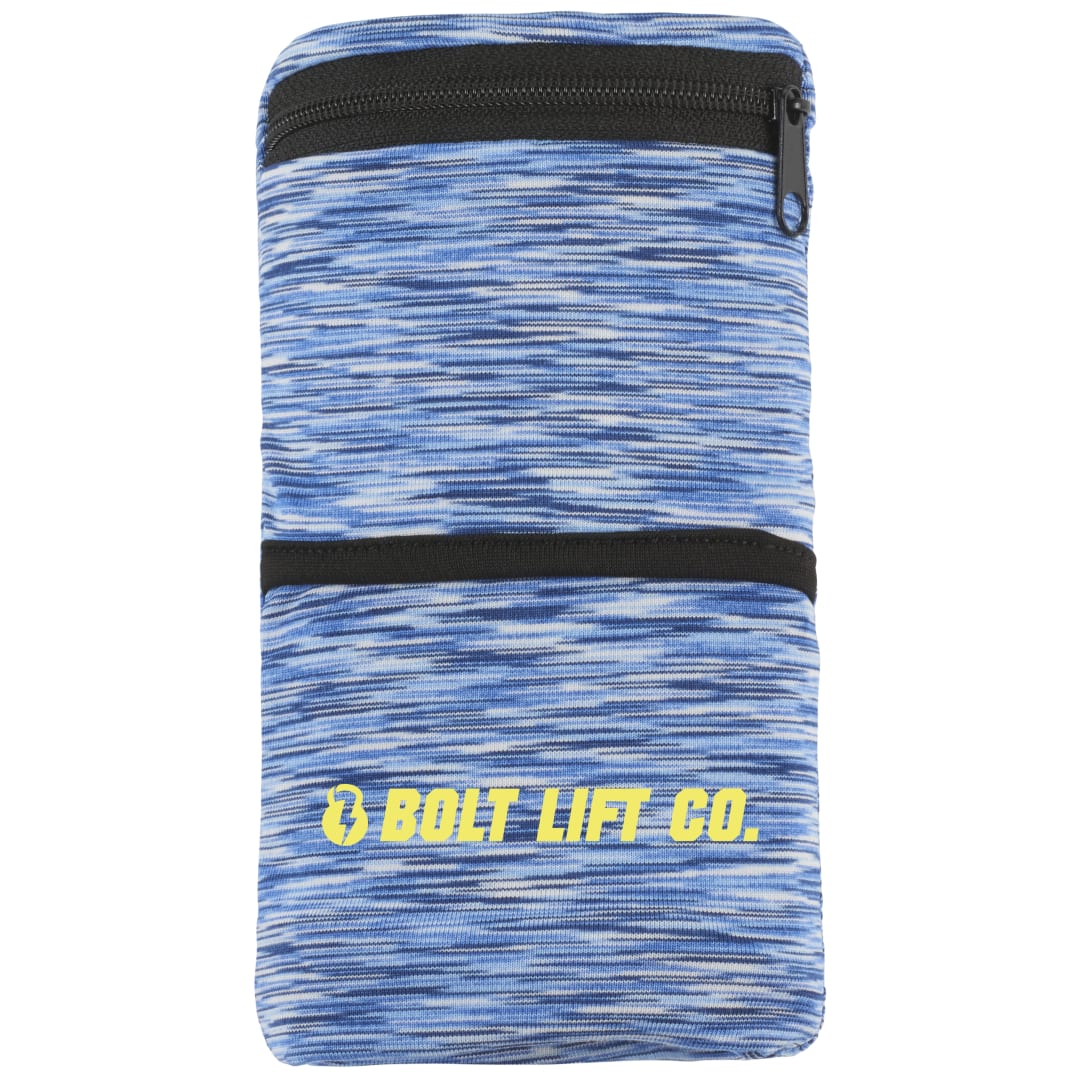 Cooling Heathered Wrist Band With Pocket