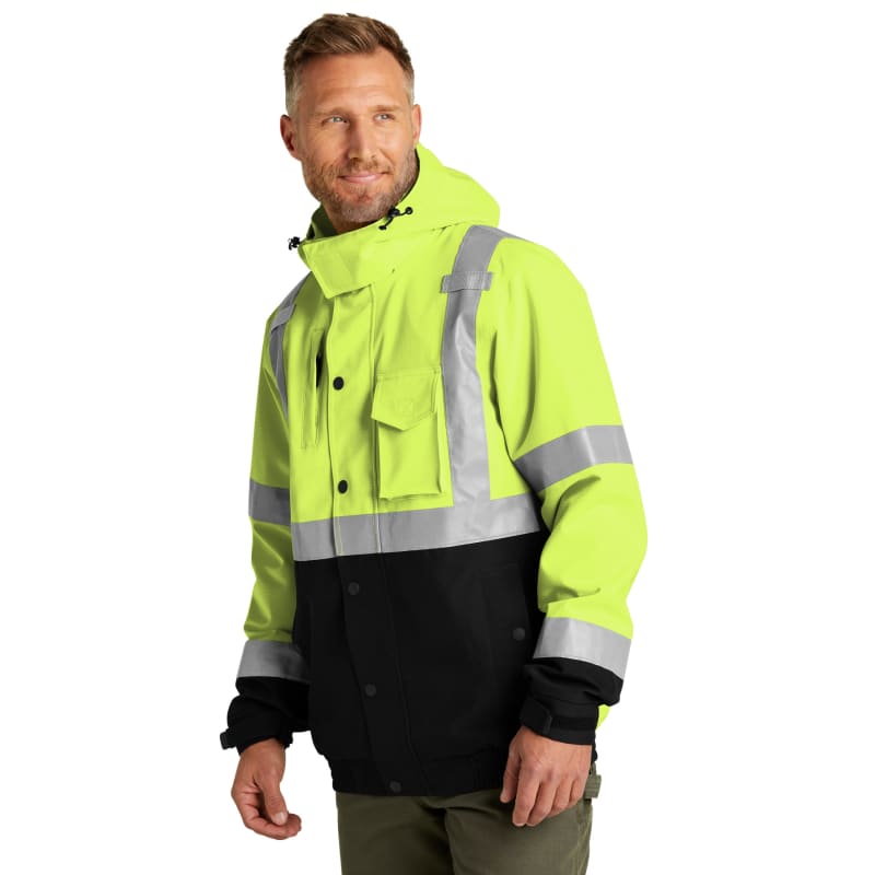 CornerStone ANSI 107 Class 3 Waterproof Insulated Ripstop Bomber Jacket