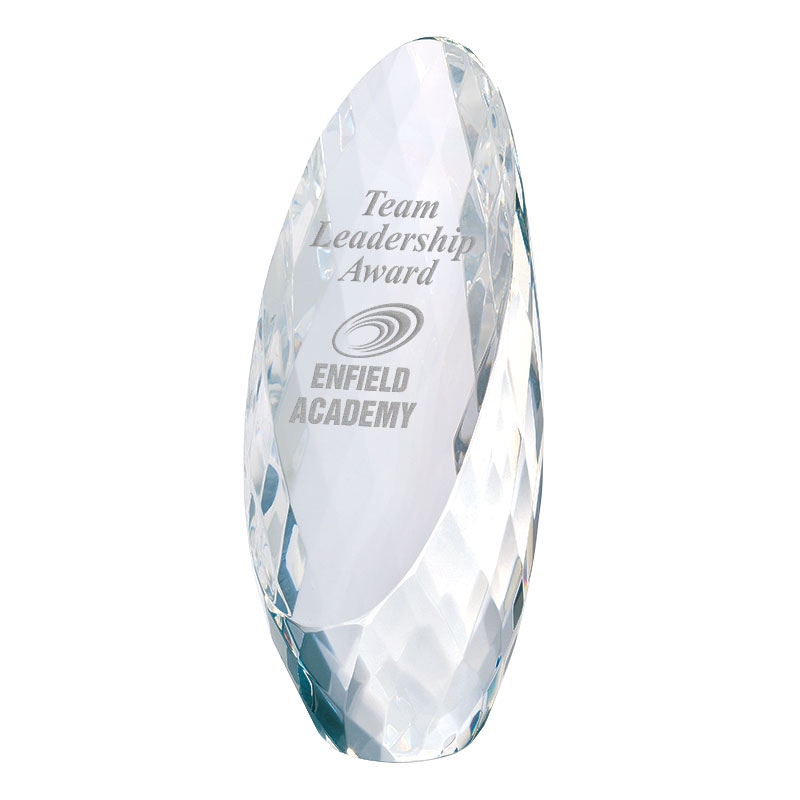 Crystal Pescara Diamond-Cut Egg Inspired Award