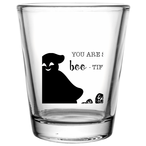 Happy Valentine\'s Day You Are So Boo - Tiful Custom Clear Shot Glasses- 1.75 oz. Style 100879