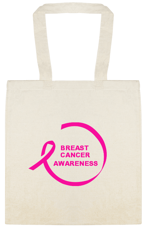 Charities, Fundraisers & Awareness BreastCancer Custom Everyday Cotton Tote Bags Style 156607