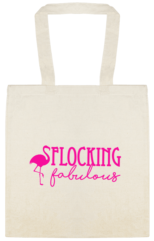 Seasonal Flocking Fabulous Custom Everyday Cotton Tote Bags Style 154118