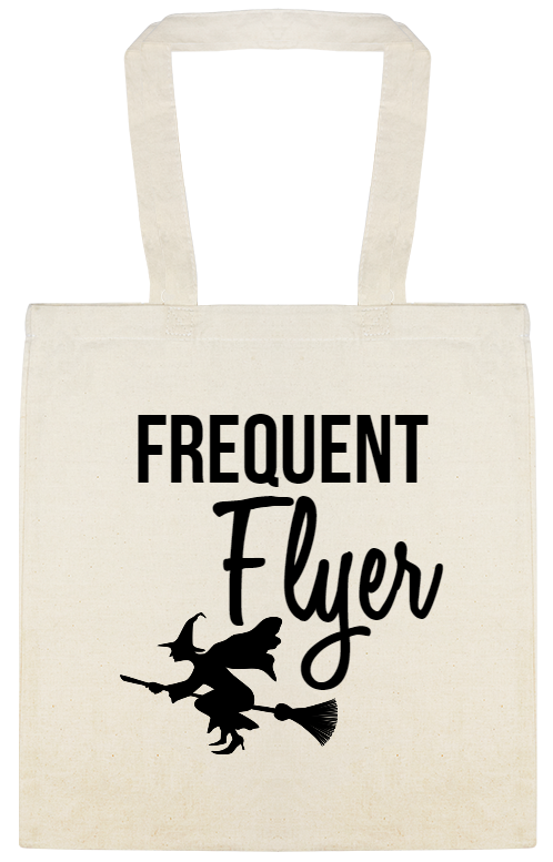 Halloween Frequent Flyer Custom Everyday Cotton Tote Bags Style 142576