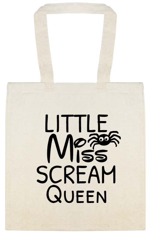 Halloween Little Miss Scream Queen Custom Everyday Cotton Tote Bags Style 143063